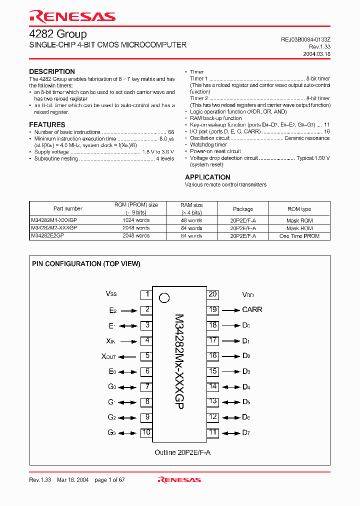 M34282E2GP_4983849.PDF Datasheet