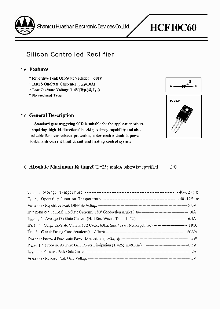 HCF10C60_4985224.PDF Datasheet