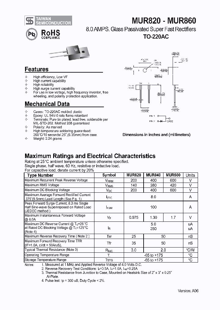 MUR820_4985689.PDF Datasheet