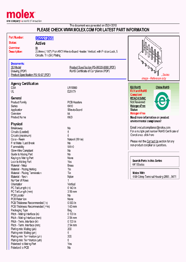 0022272051_4994216.PDF Datasheet