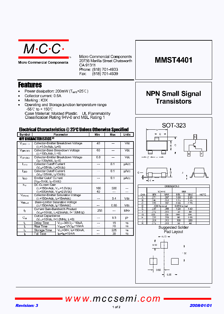 MMST4401_4996260.PDF Datasheet