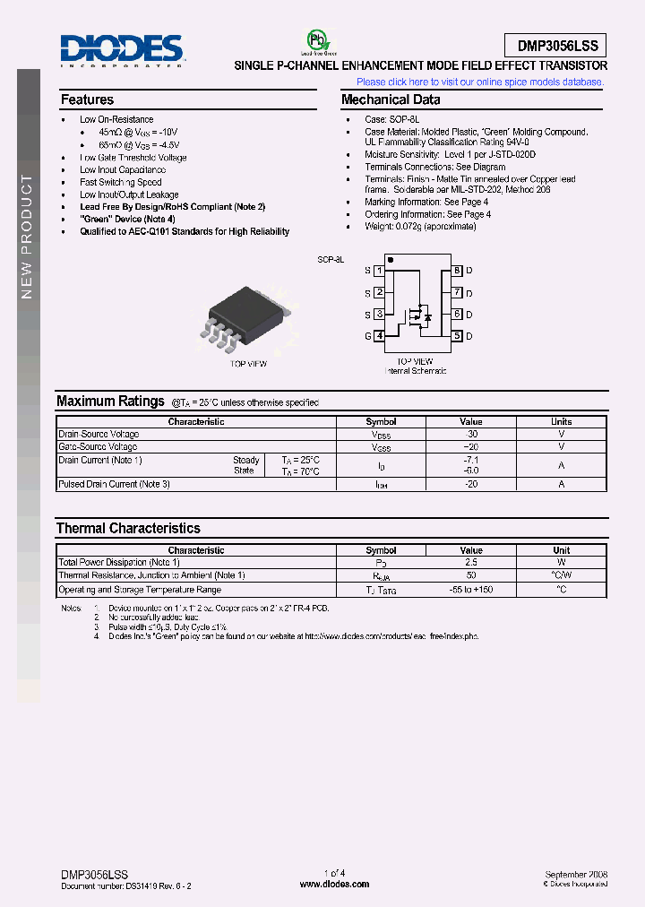 DMP3056LSS-13_4997936.PDF Datasheet