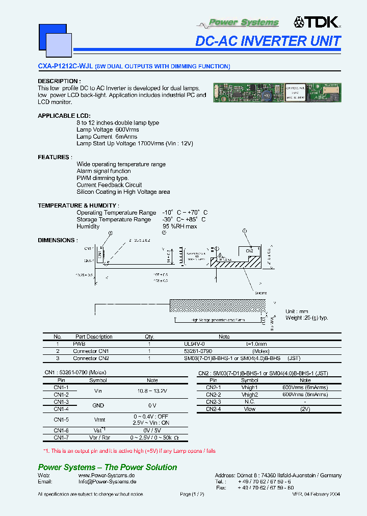 CXA-P1212C-WJL_4998090.PDF Datasheet