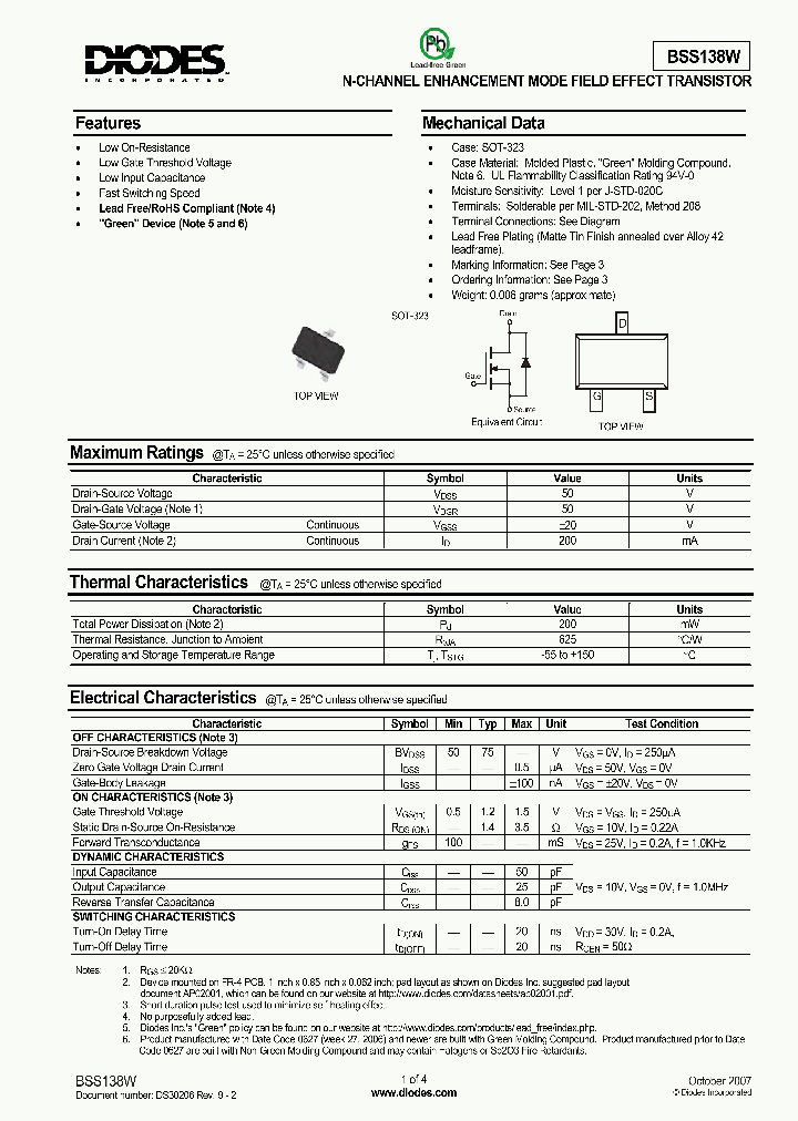 BSS138W2_4998767.PDF Datasheet