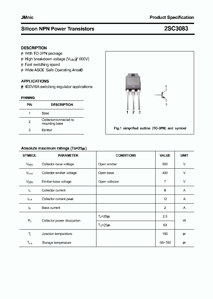 2SC3083_5000368.PDF Datasheet