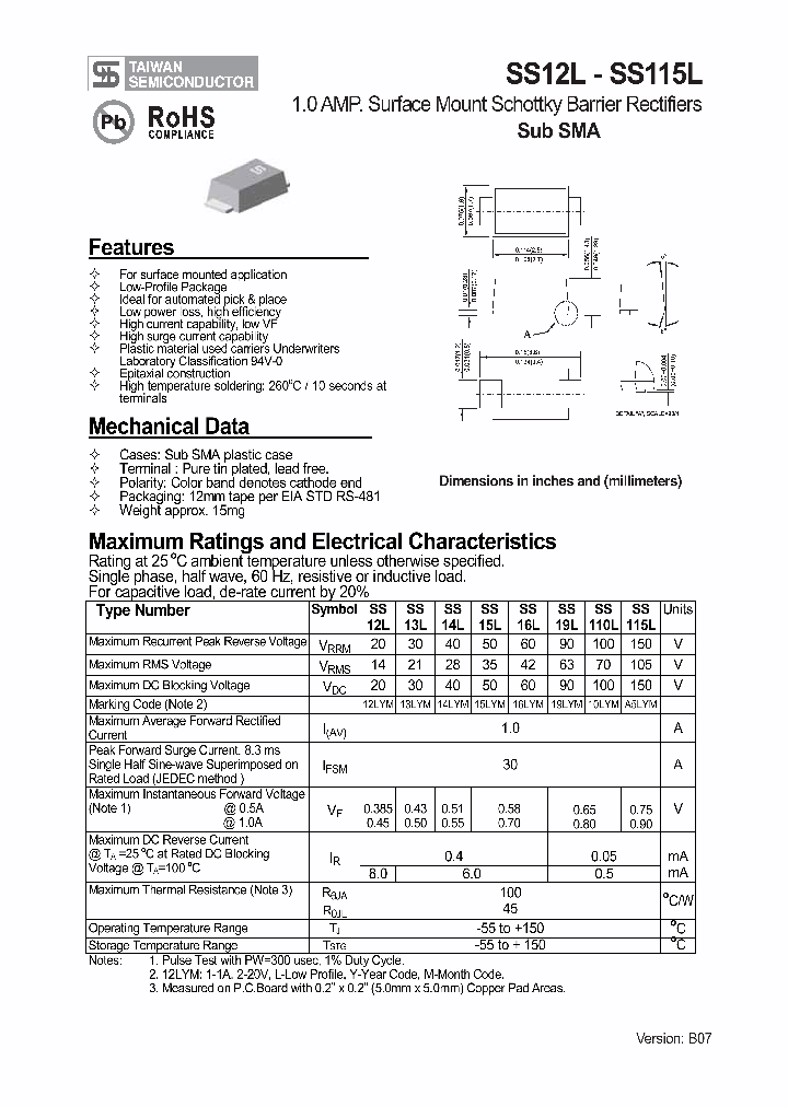 SS12L1_5000409.PDF Datasheet