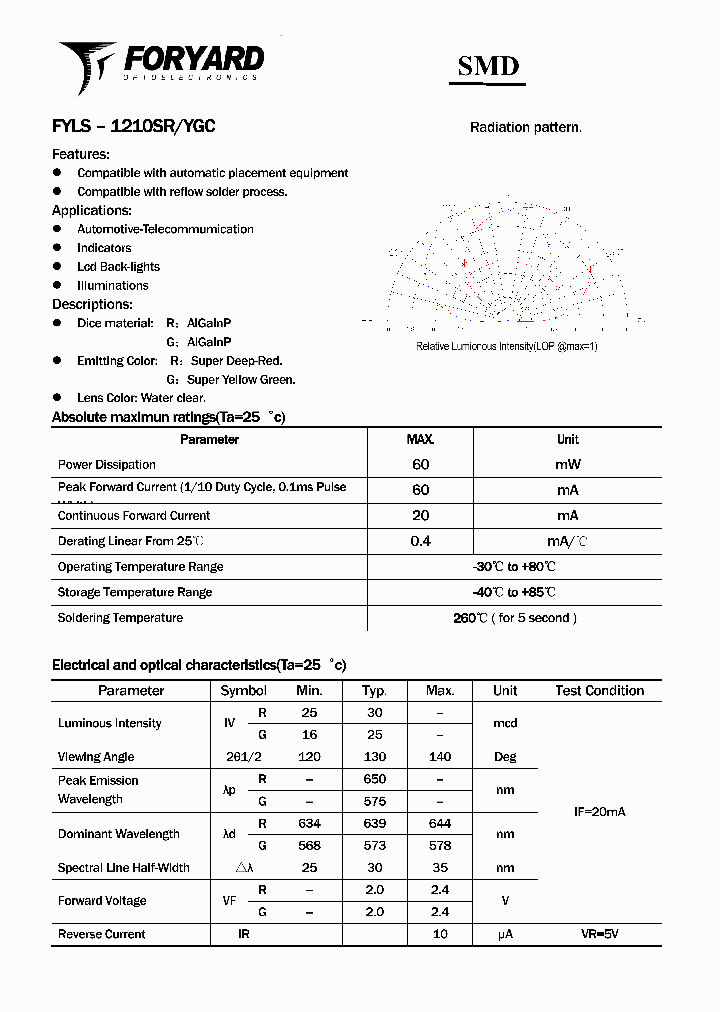 FYLS-1210YGC_5004737.PDF Datasheet