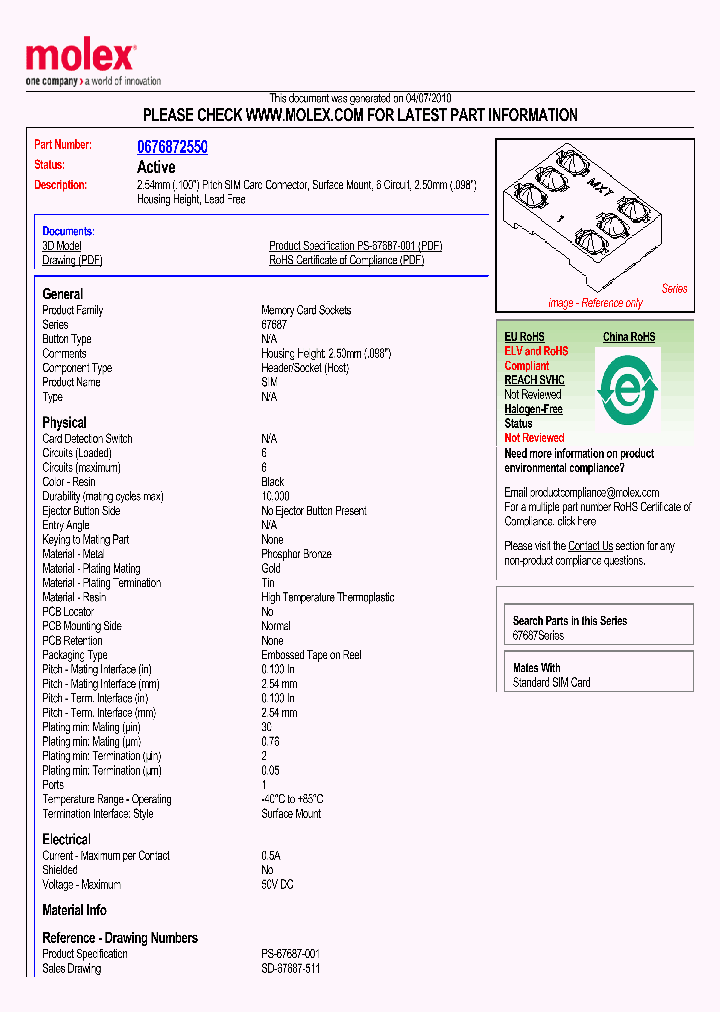 67687-2550_5006452.PDF Datasheet