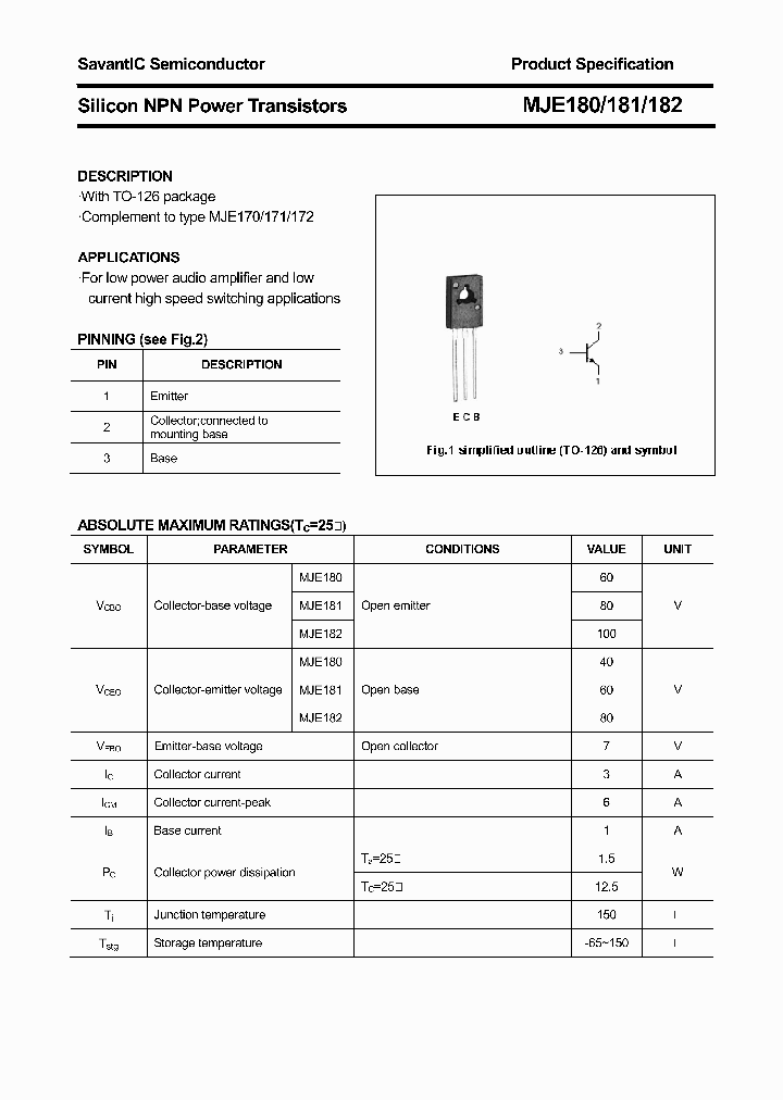 MJE182_5007906.PDF Datasheet