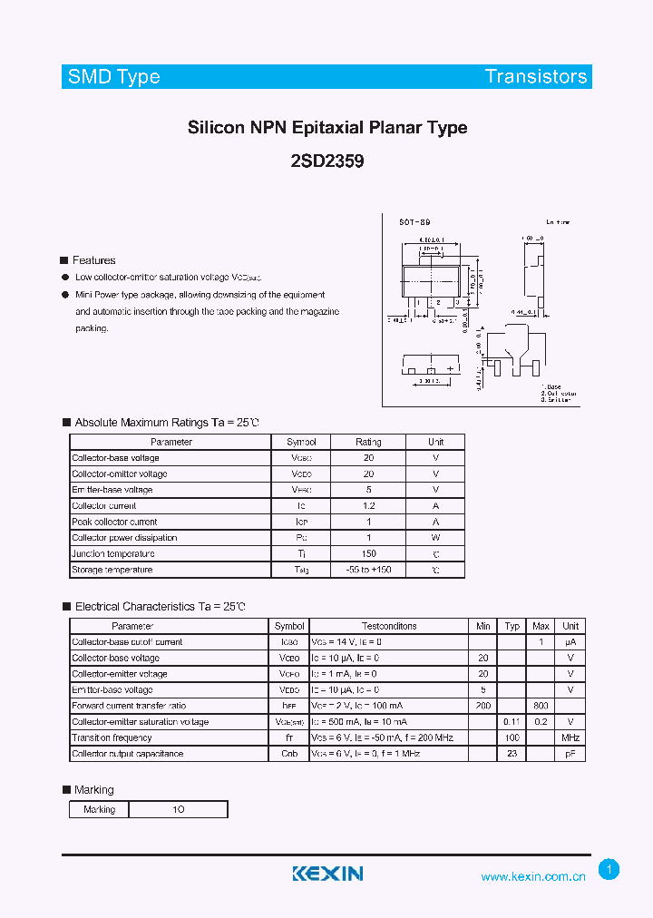 2SD2359_5007932.PDF Datasheet