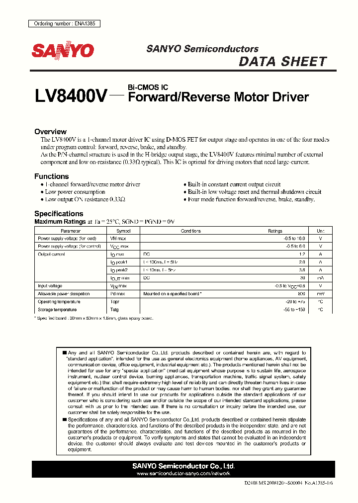 LV8400V_5011248.PDF Datasheet
