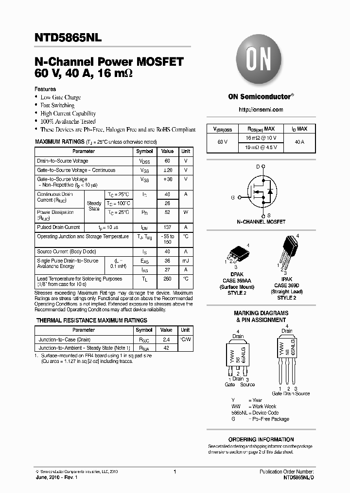 NTD5865NLT4G_5013166.PDF Datasheet