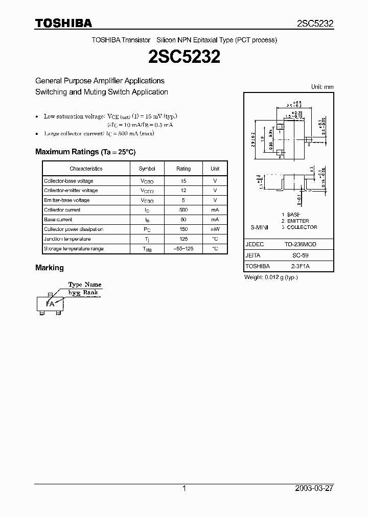 2SC523203_5016861.PDF Datasheet