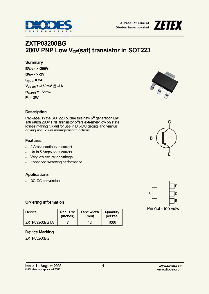 ZXTP03200BG_5018193.PDF Datasheet