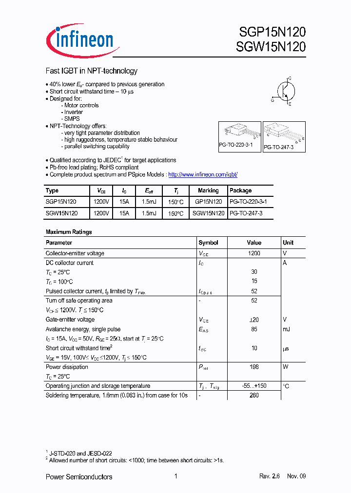 SGW15N120_5019033.PDF Datasheet