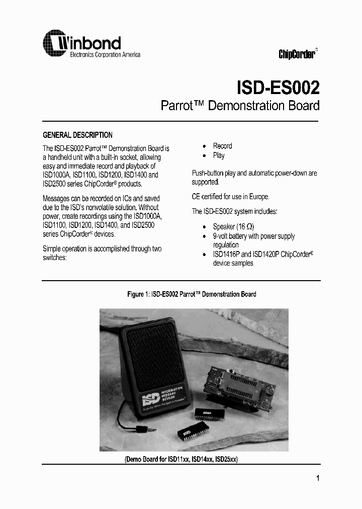 ISD-ES002_5020381.PDF Datasheet