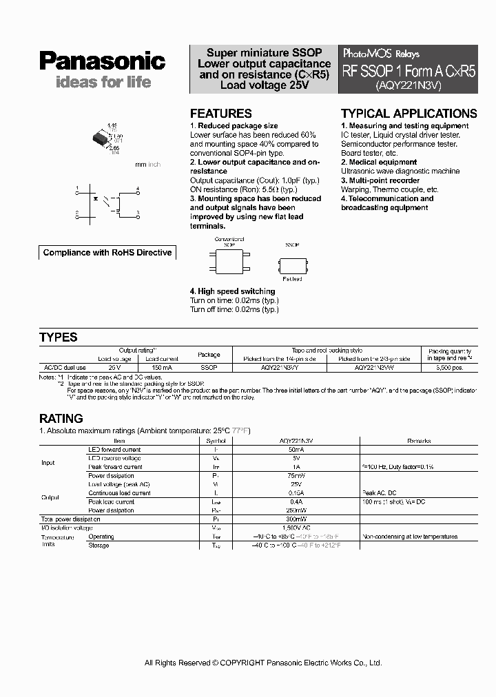 AQY221N3V_5020522.PDF Datasheet