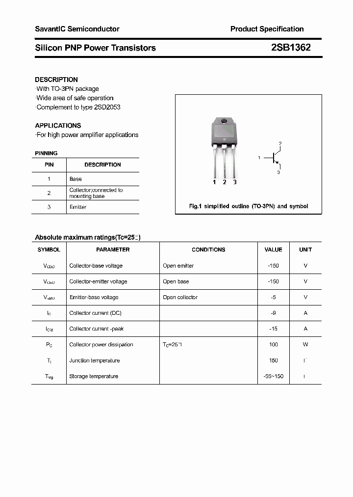 2SB1362_5024658.PDF Datasheet