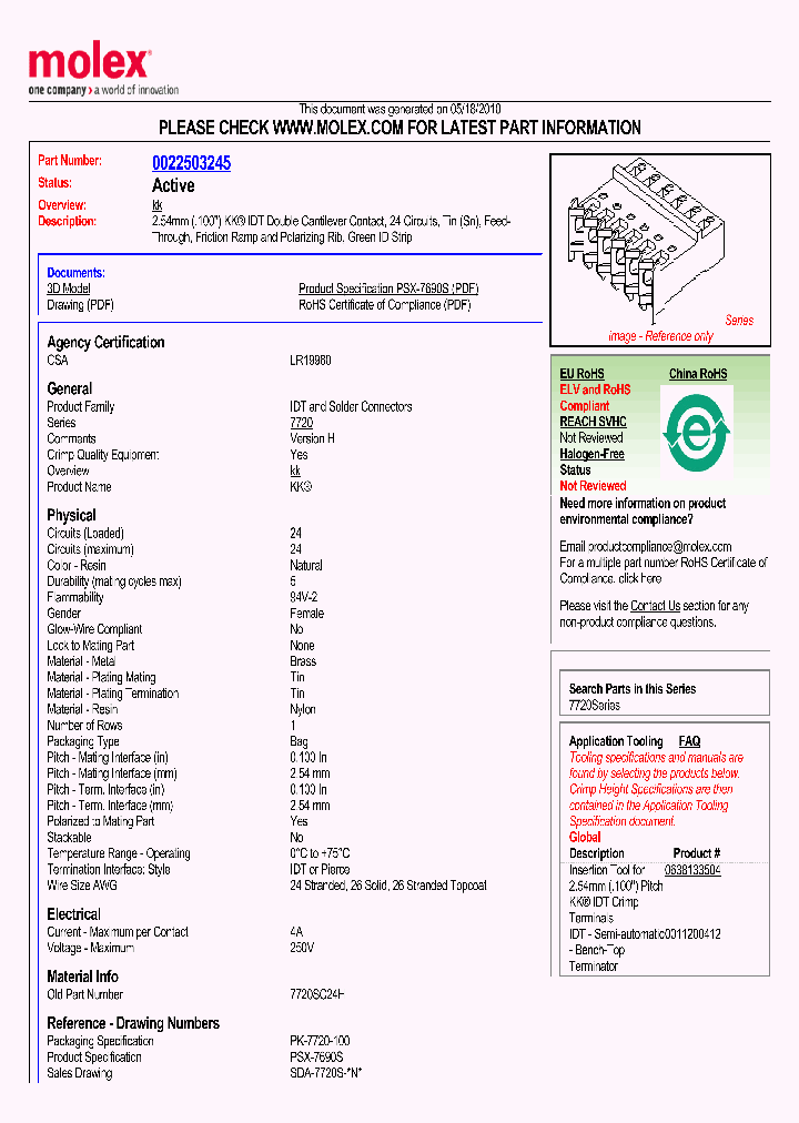 0022503245_5031163.PDF Datasheet