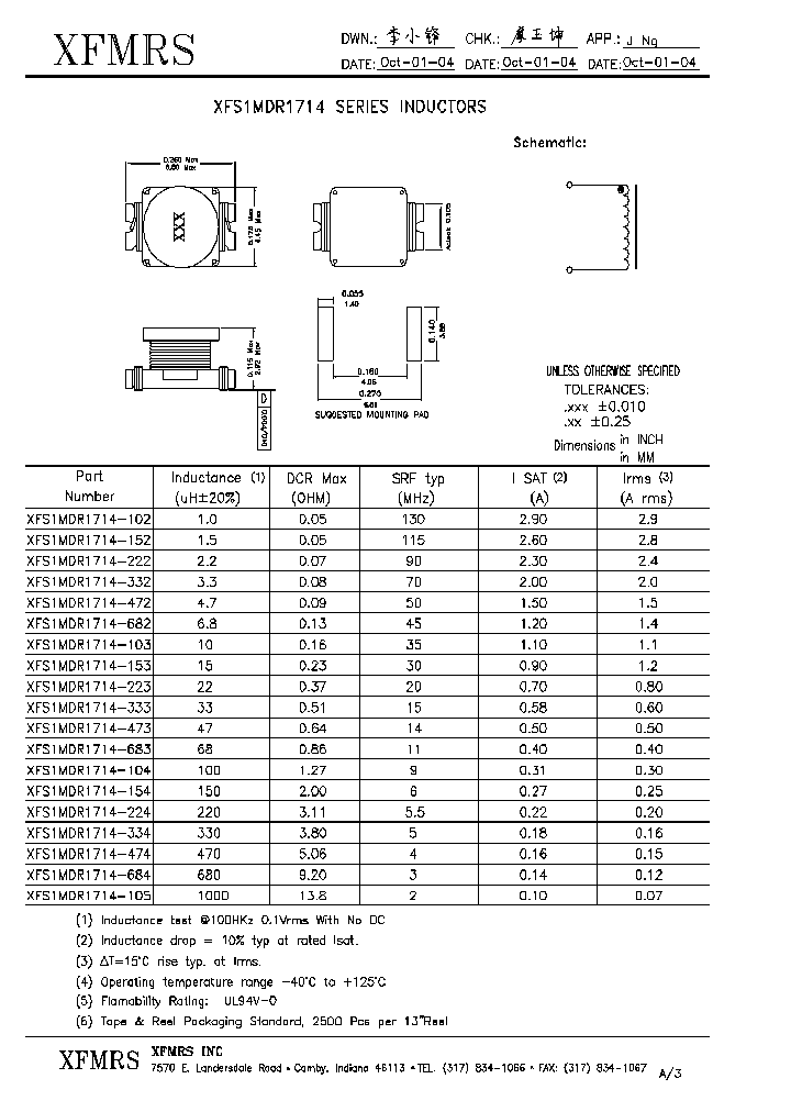 XF1MDR1714-333_5032402.PDF Datasheet