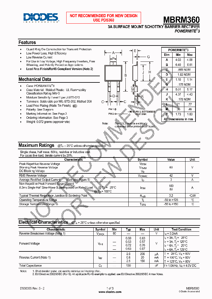 MBRM3602_5034590.PDF Datasheet