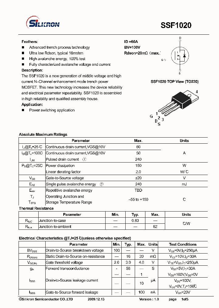 SSF1020_5036345.PDF Datasheet