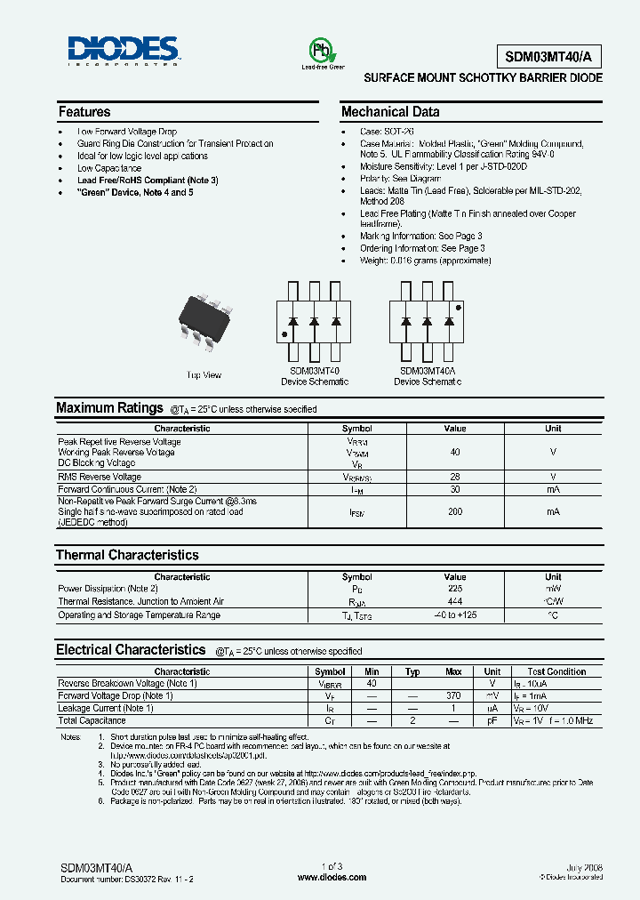 SDM03MT40-7-F_5036605.PDF Datasheet