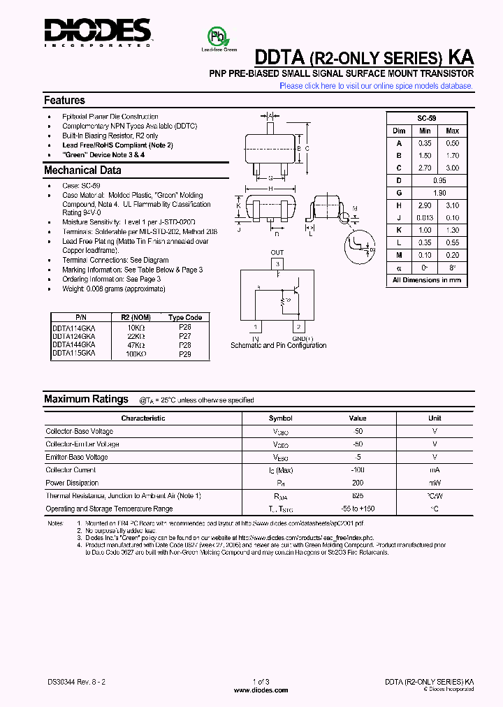 DDTA114GKA2_5039729.PDF Datasheet
