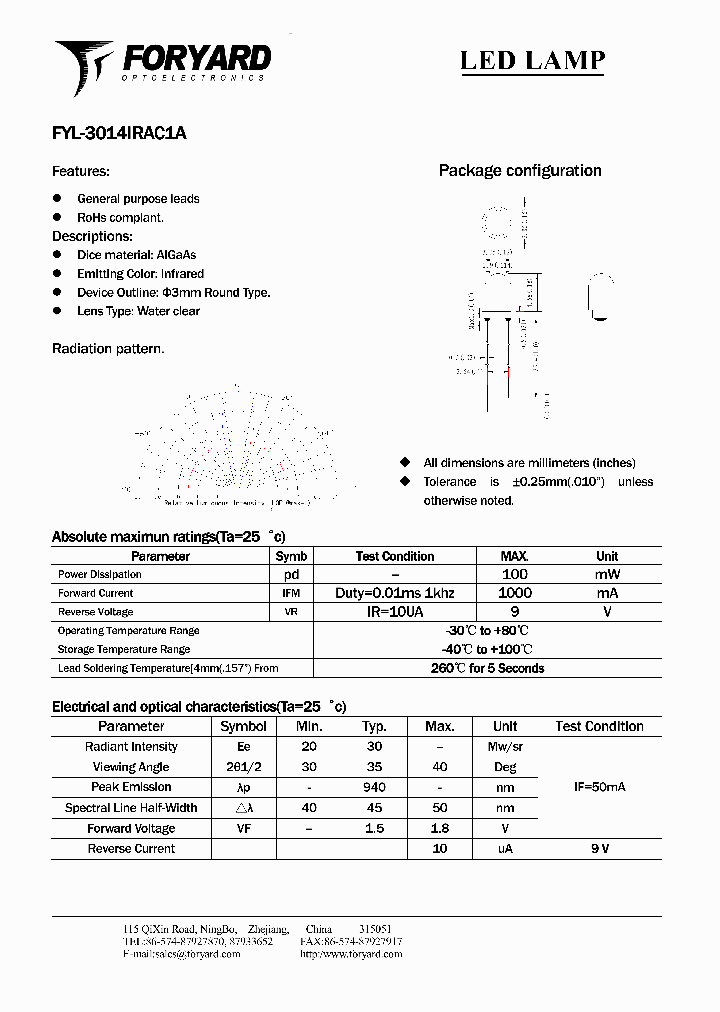 FYL-3014IRAC1A_5040685.PDF Datasheet