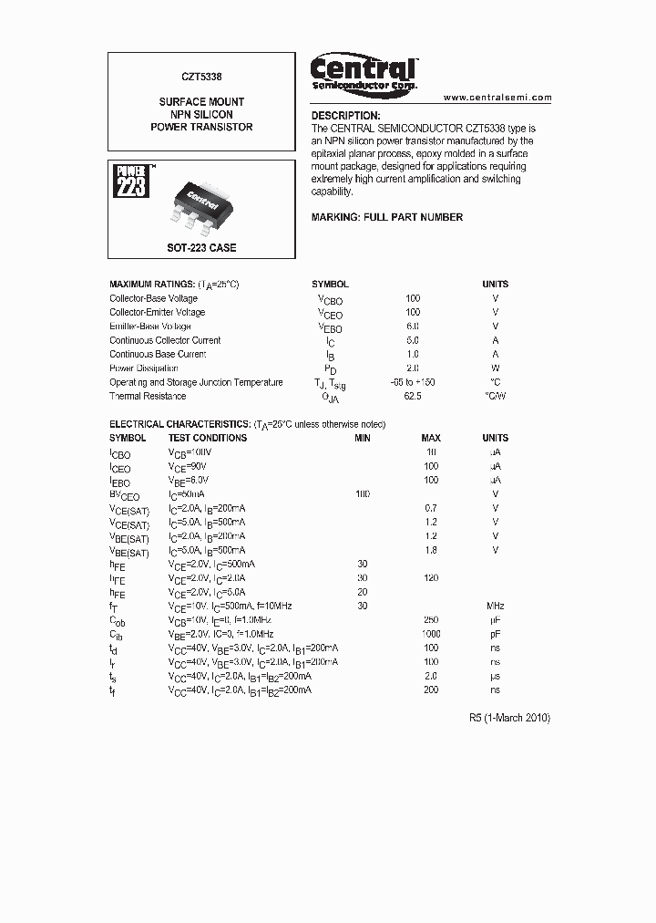 CZT533810_5045010.PDF Datasheet