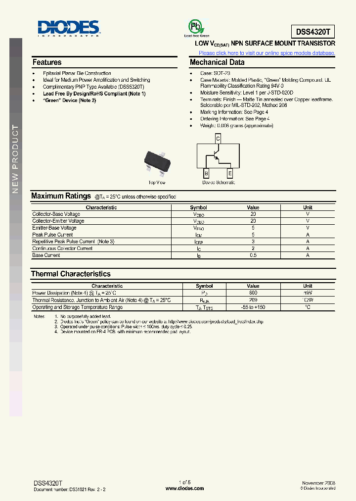 DSS4320T-7_5049017.PDF Datasheet