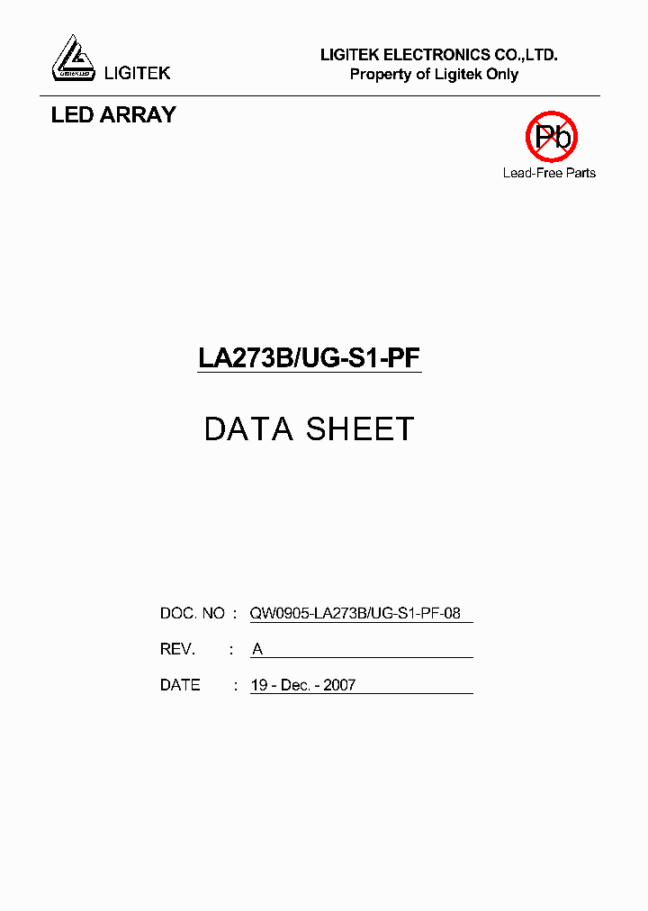 LA273B-UG-S1-PF_5050601.PDF Datasheet