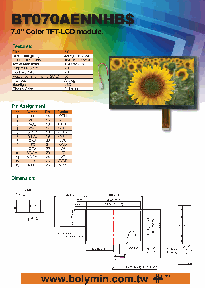 BT070AENNHB_5052674.PDF Datasheet