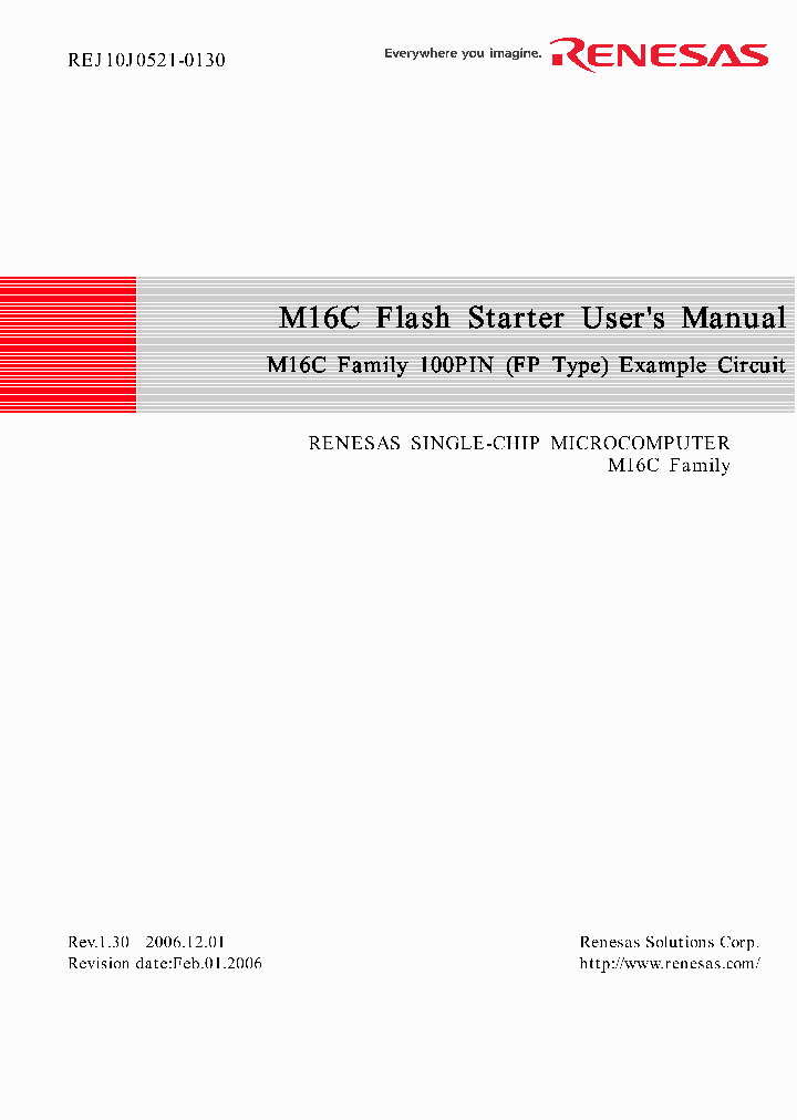 M16C-100PIN-FP_5052922.PDF Datasheet