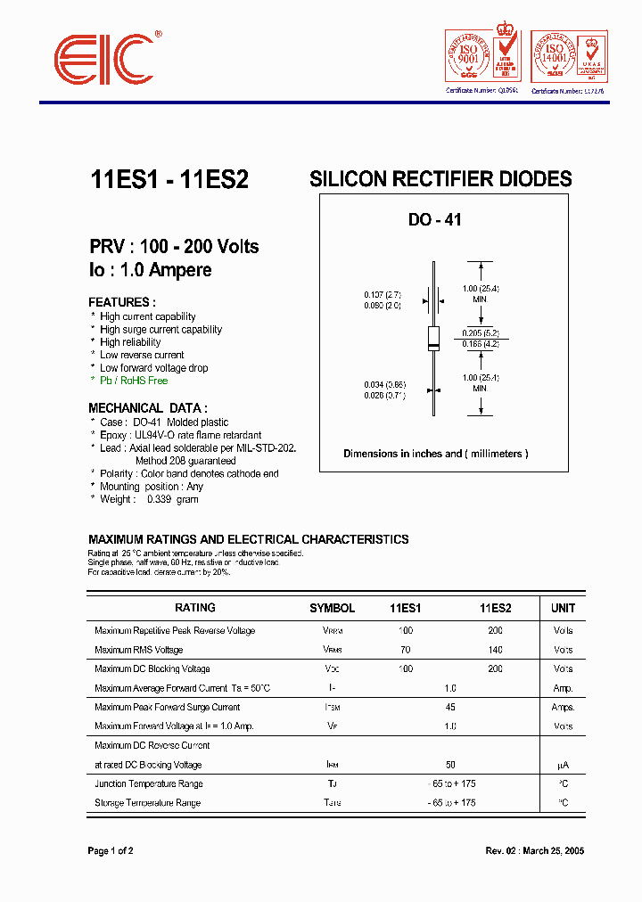 11ES2_5055189.PDF Datasheet