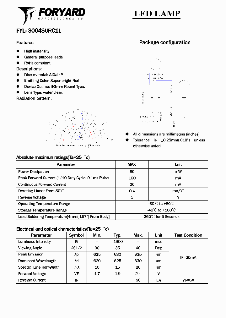 FYL-3004SURC1L_5063169.PDF Datasheet