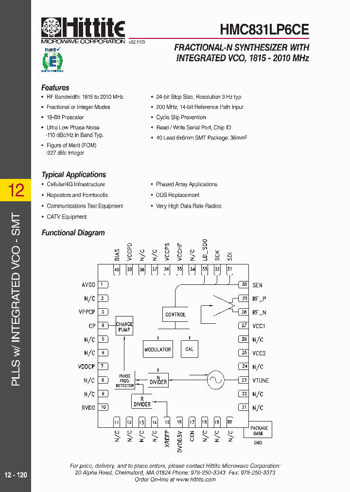 HMC831LP6CE_5064877.PDF Datasheet