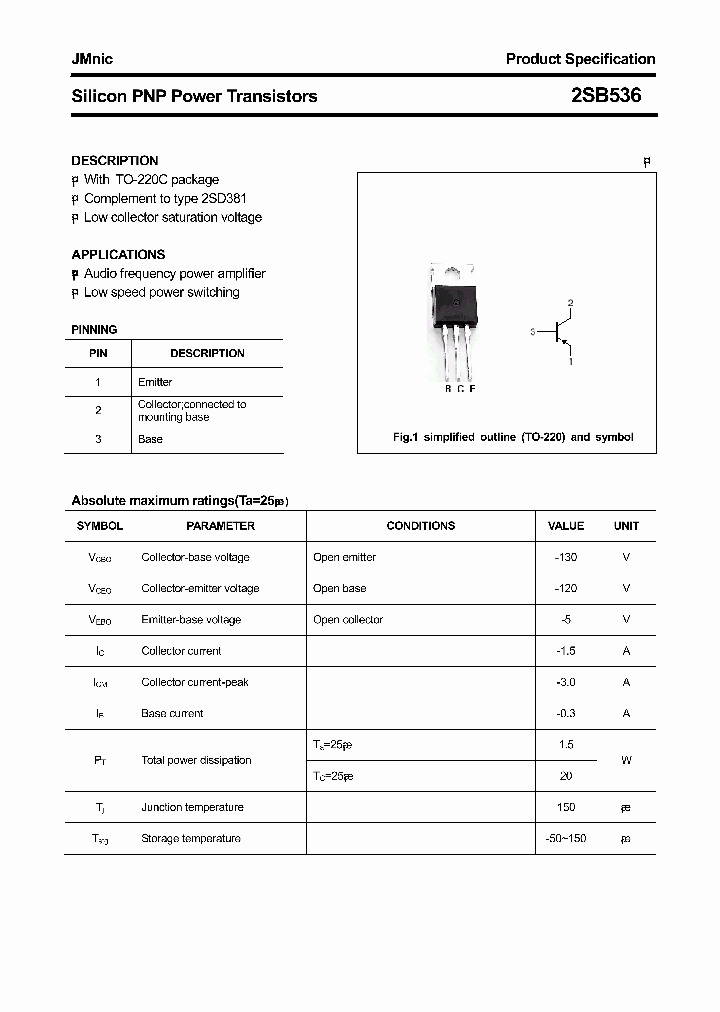 2SB536_5068355.PDF Datasheet