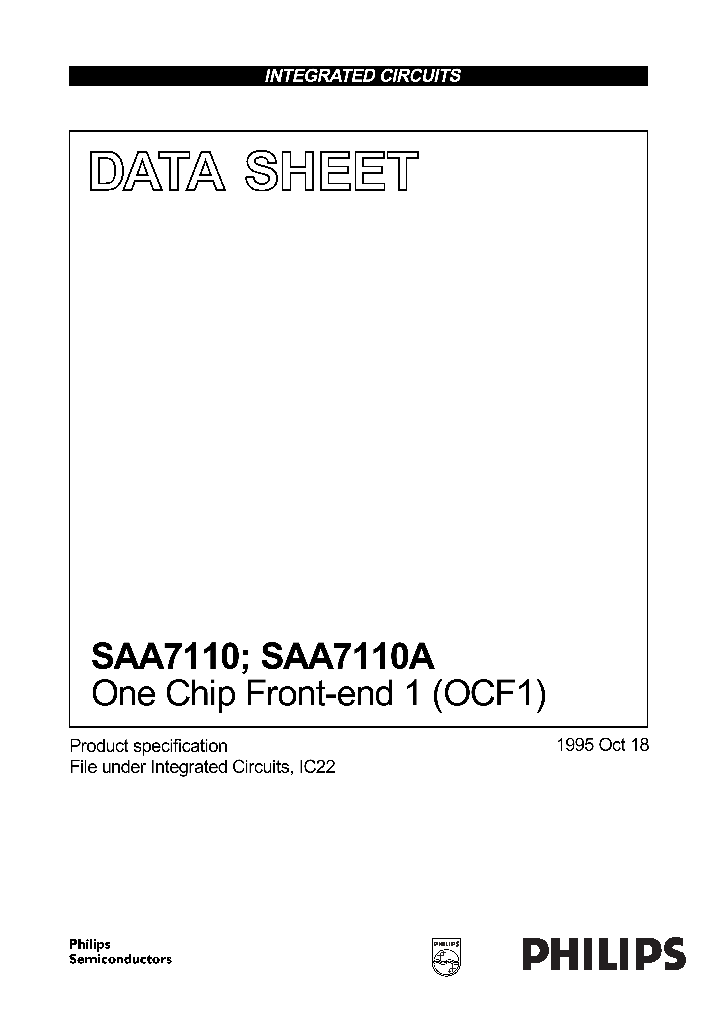 SAA7110_6727.PDF Datasheet