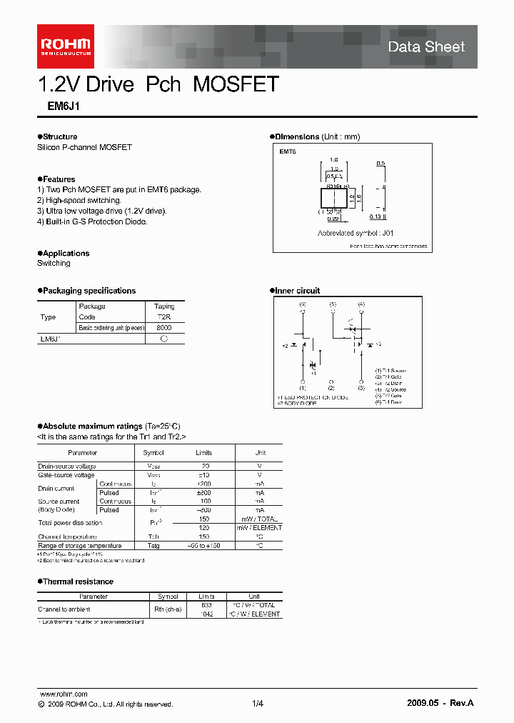 EM6J1_12423.PDF Datasheet