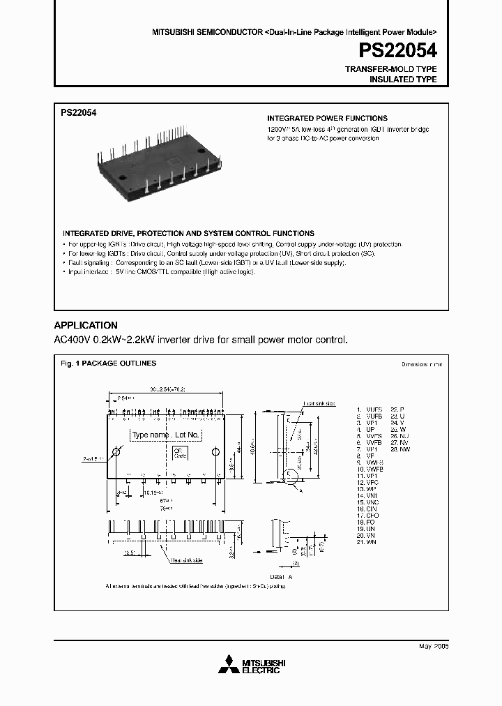 PS22054_24035.PDF Datasheet