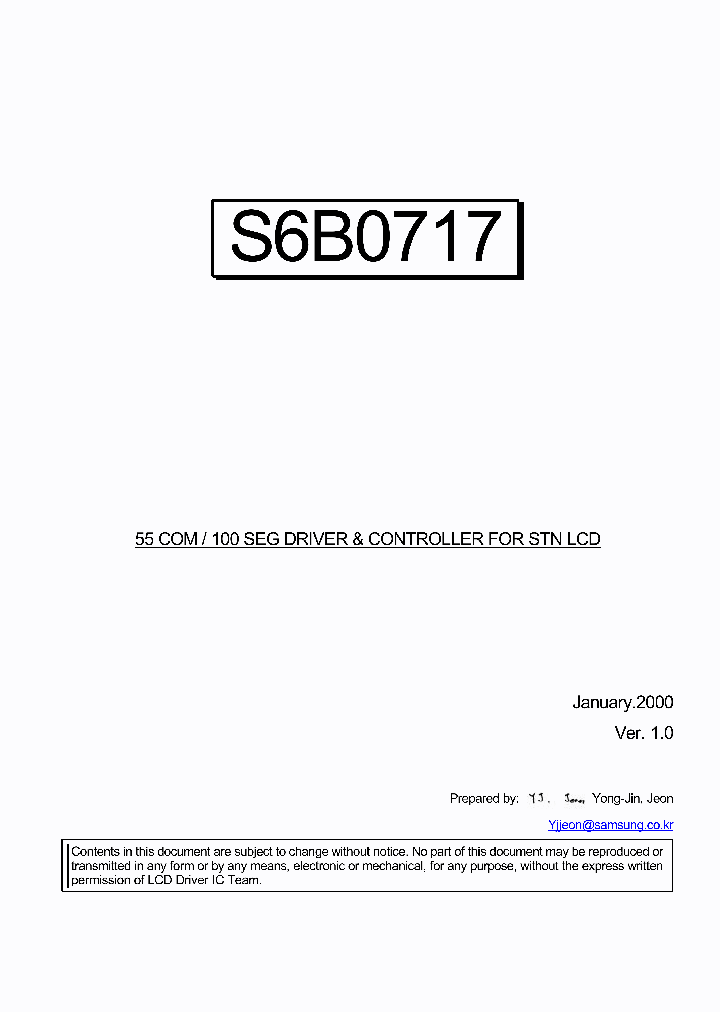 S6B0717_32086.PDF Datasheet