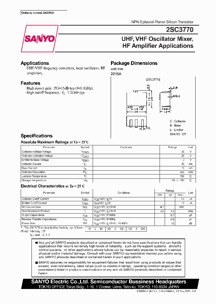 2SC3770_33994.PDF Datasheet
