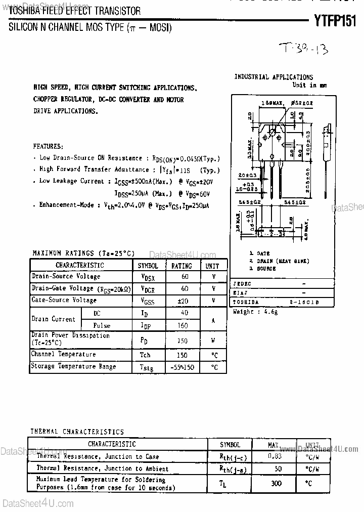 YTFP151_38169.PDF Datasheet