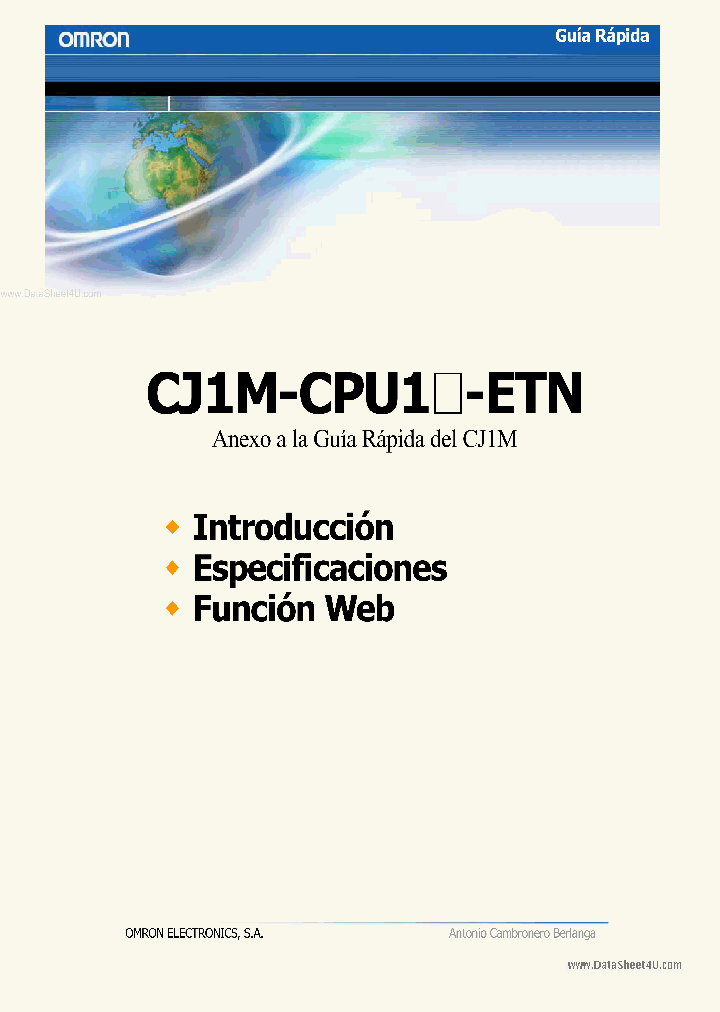 CJ1M-CPU1X-ETN_38343.PDF Datasheet