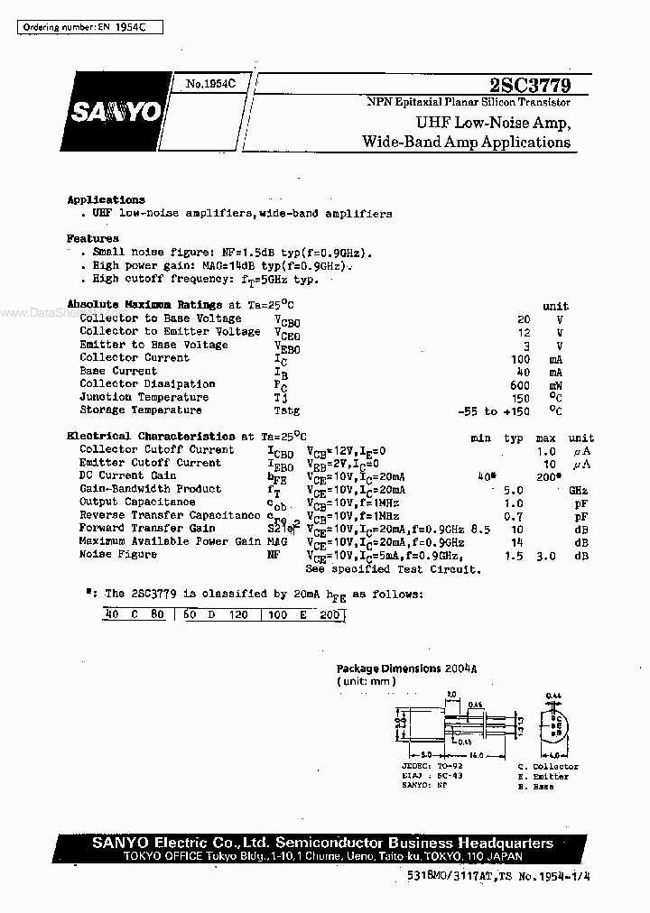 C3779_38640.PDF Datasheet