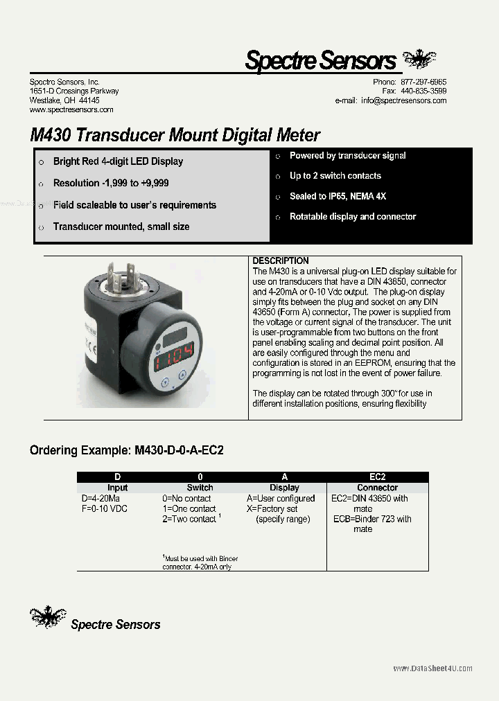 M430_38995.PDF Datasheet