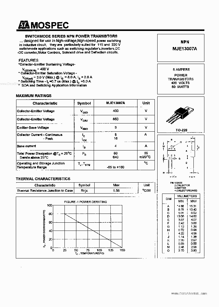 13007A_39071.PDF Datasheet Download