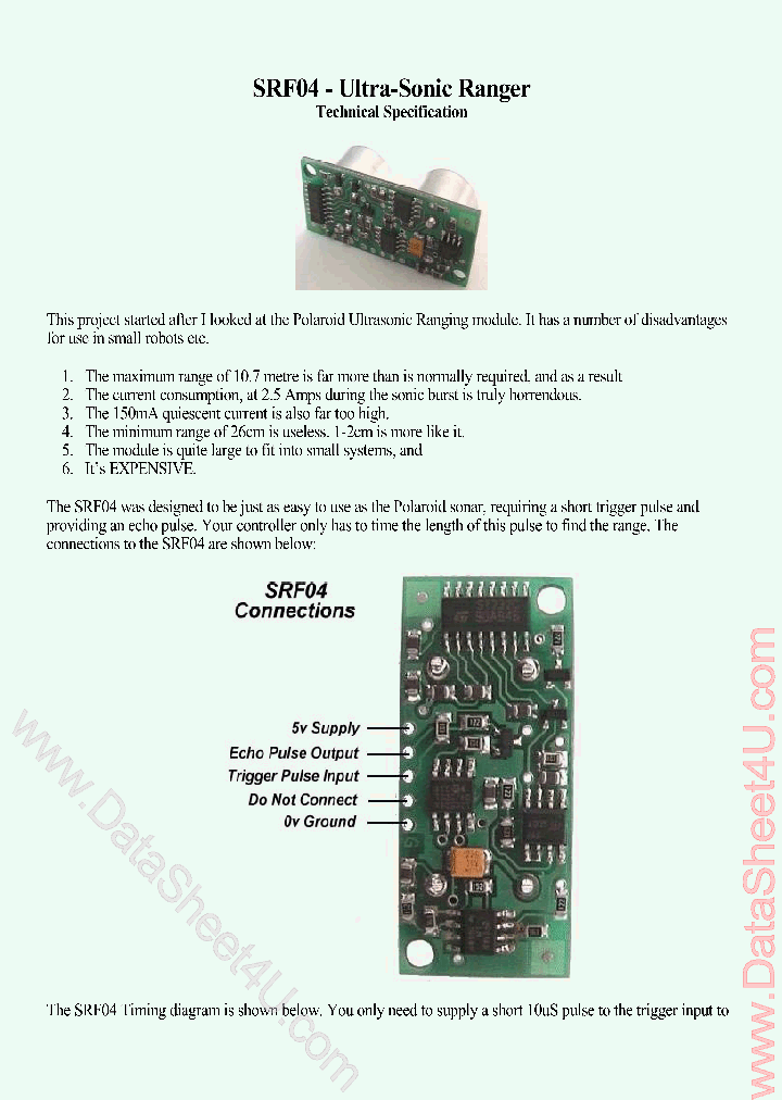 SRF04_39098.PDF Datasheet