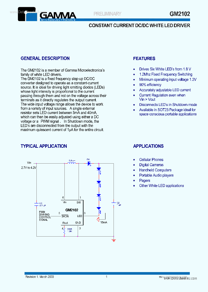 GM2102_39499.PDF Datasheet